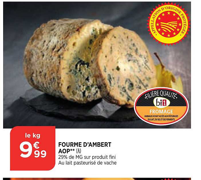 fourme d'ambert aop