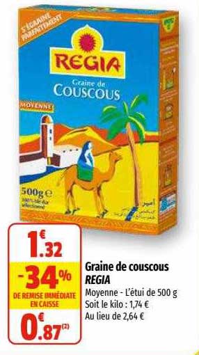 graine de couscous regia