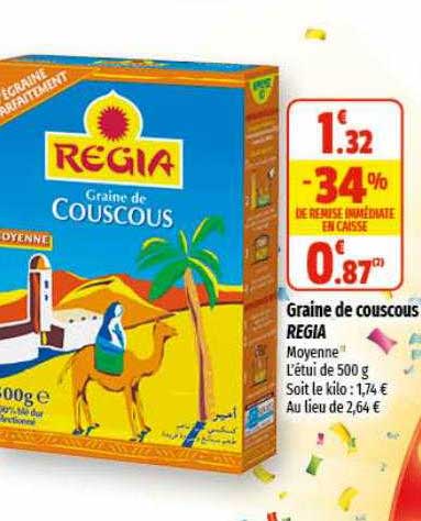 graine de couscous regia