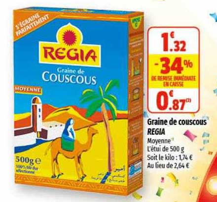 graine de couscous regia