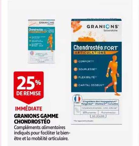 granions gamme chondrostéo