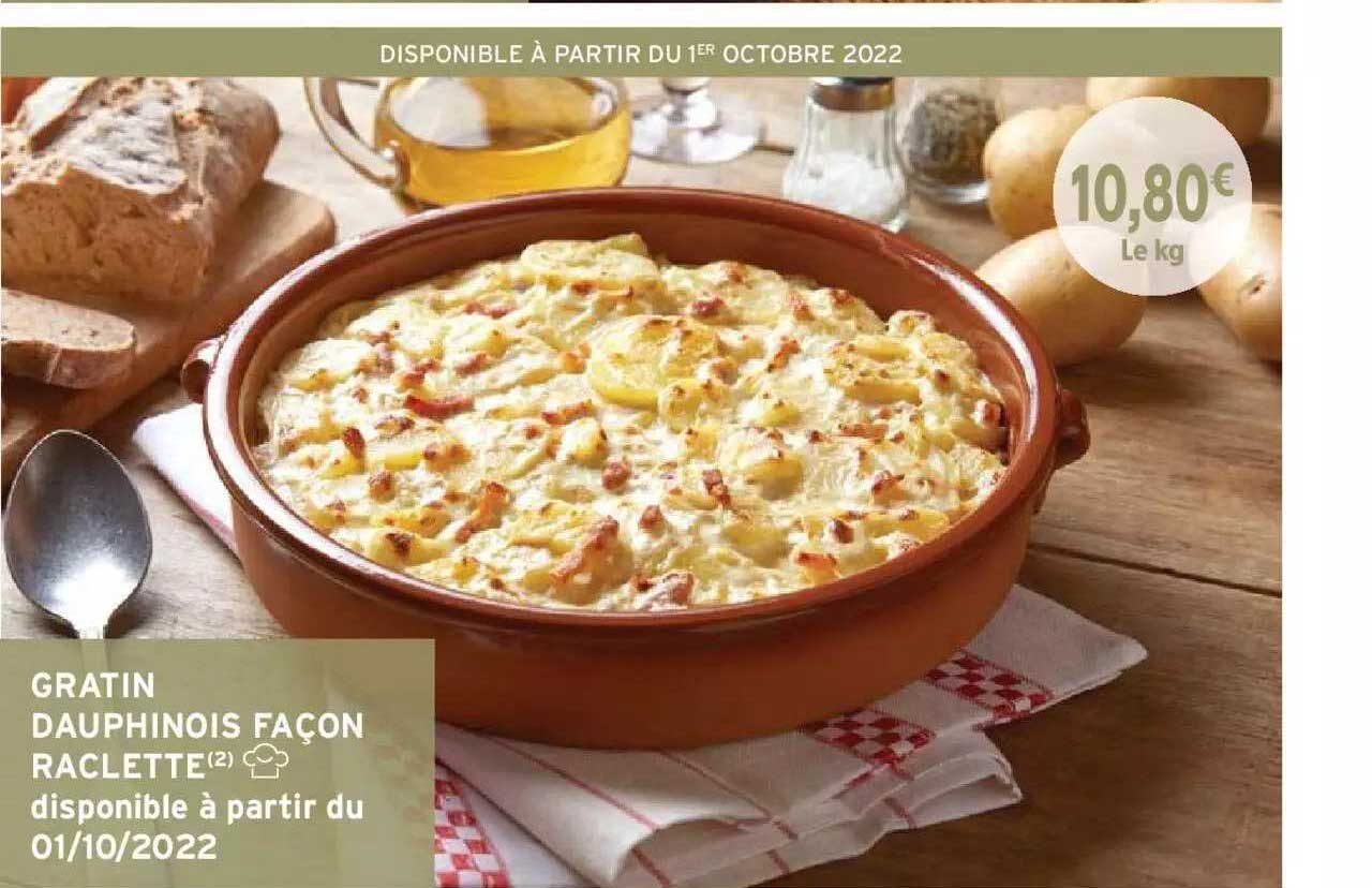 Gratin Dauphinois Façon Raclette