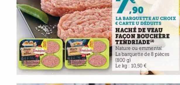 haché de veau façon bouchère tendriade