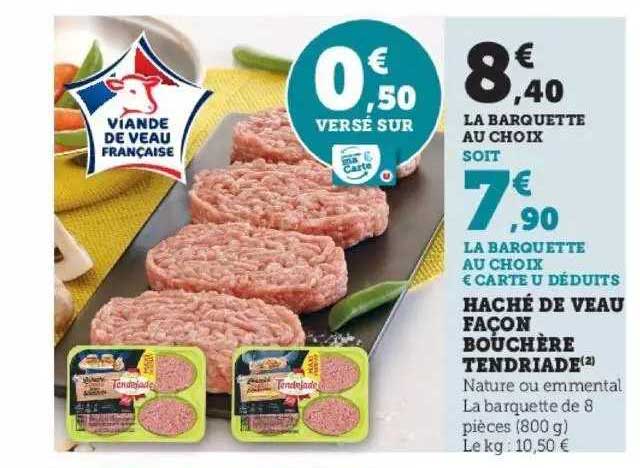 haché de veau façon bouchère tendriade