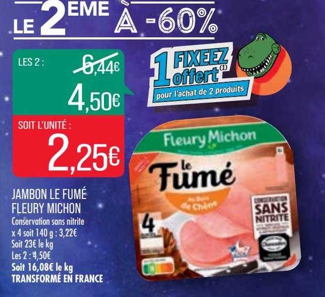 jambon le fumé fleury michon