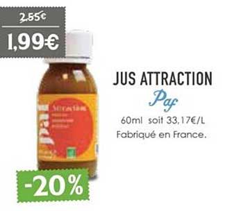 jus attraction paf