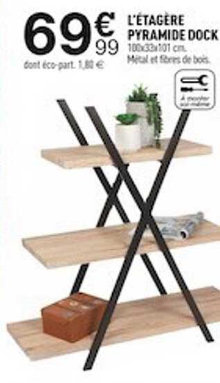 l'étagère pyramide dock