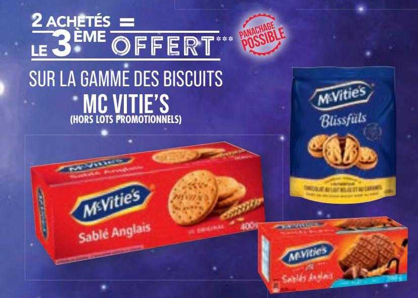 la gamme des biscuits mc vitie's