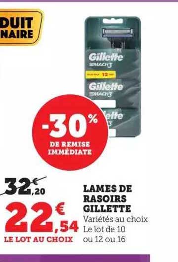 Lames De Rasoirs Gillette