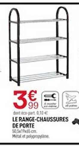le range-chaussures de porte