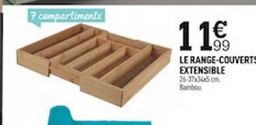 le range-couverts extensible