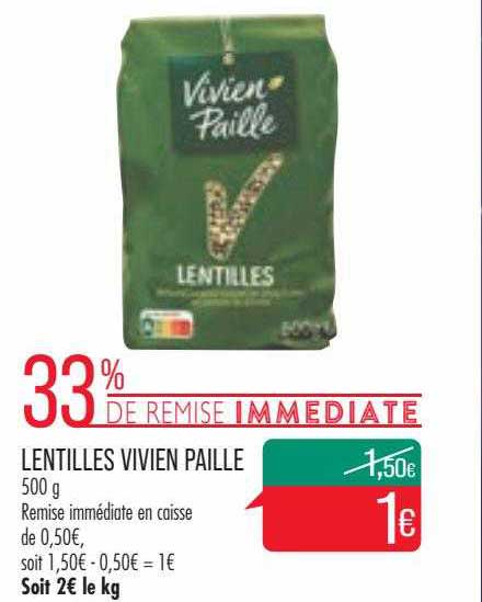 lentilles vivien paille