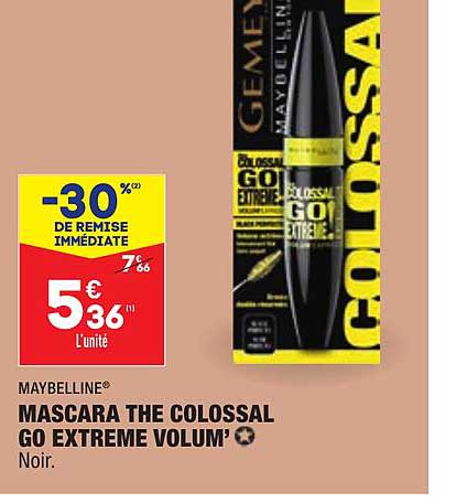 mascara the colossal go extrême volum' maybelline