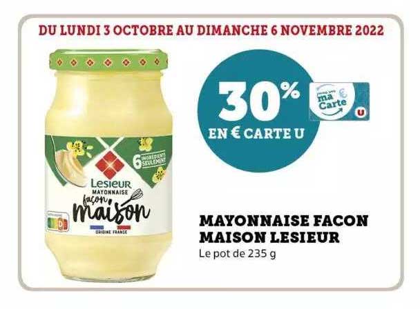 mayonnaise façon maison lesieur