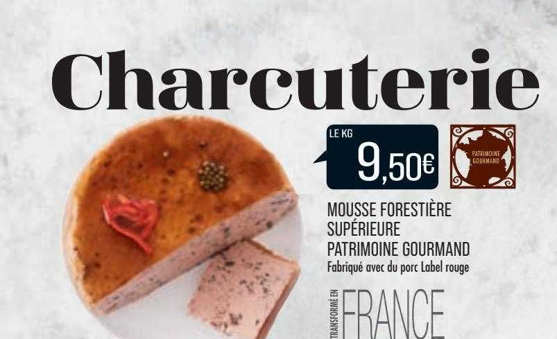 Mousse Forestière Supérieure Patrimoine Gourmand