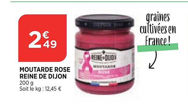 Moutarde Rose Reine De Dijon