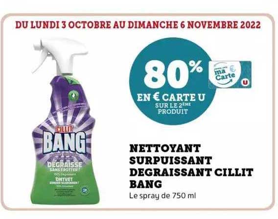 nettoyant surpuissant dégraissant cillit bang