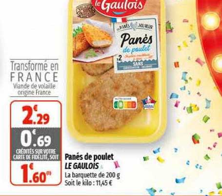 Panés De Poulet Le Gaulois