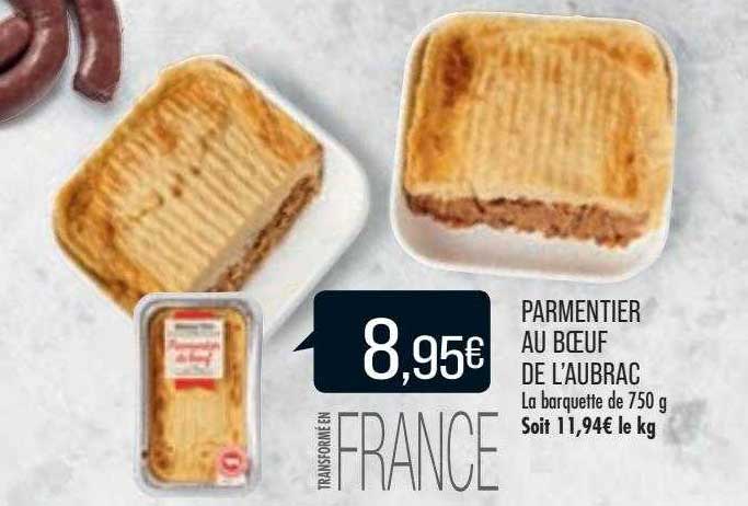 parmentier au boeuf de l'aubrac