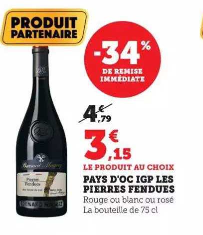 pays d'oc igp les pierres fendues