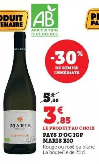 Pays D'oc Igp Maris Bio