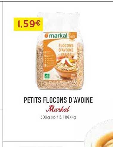 petits flocons d'avoine markal