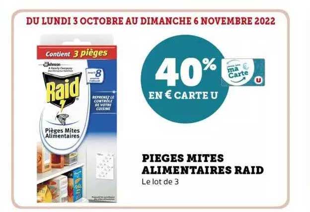 pièges mites alimentaires raid