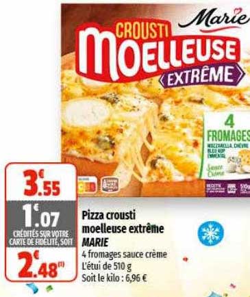 Pizza Crousti Moelleuse Extrême Marie
