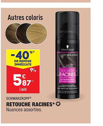 retouche racines schwarzkopf