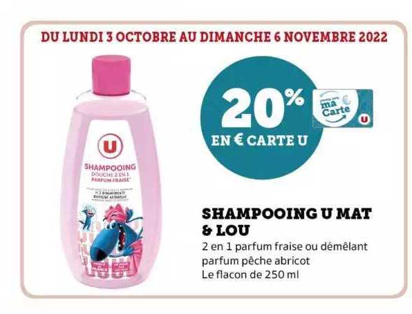 Shampooing U Mat & Lou