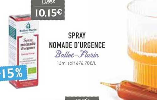 spray nomade d'urgence ballot-flurin