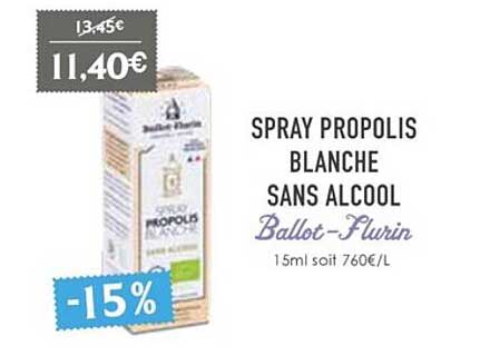 spray propolis blanches sans alcool ballot-flurin