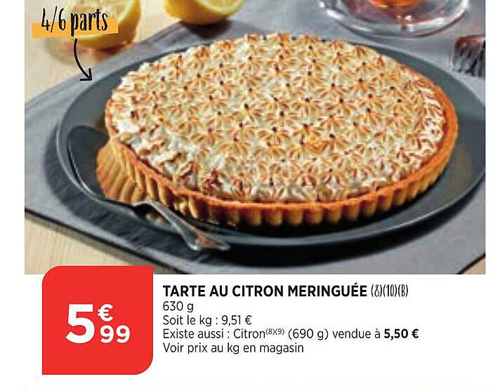Tarte Au Citron Meringuée