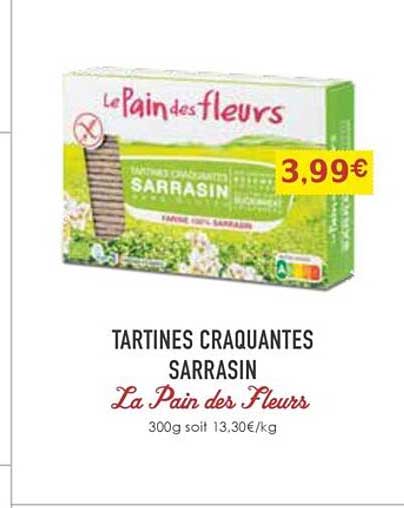 Tartines Craquantes Sarrasin La Pain Des Fleurs