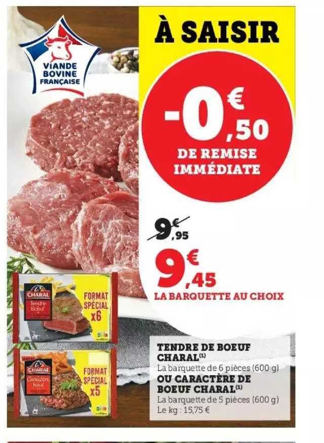 Tendre De Boeuf Charal Ou Caractère De Boeuf Charal