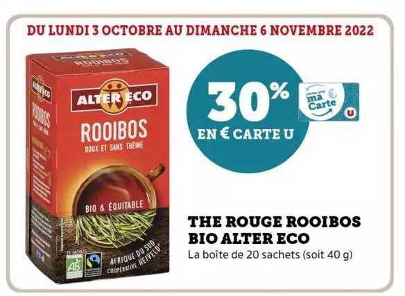 the rouge rooibos bio alter eco