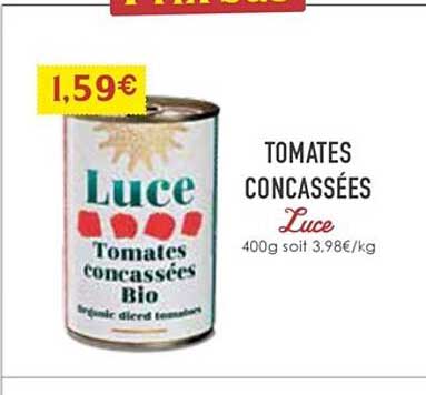 tomates concassées luce