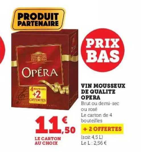 Vin Mousseux De Qualité Opéra