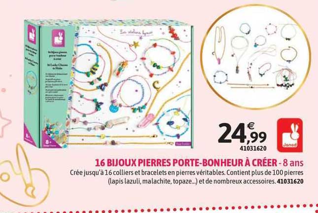 16 bijoux pierres porte-bonheur à créer