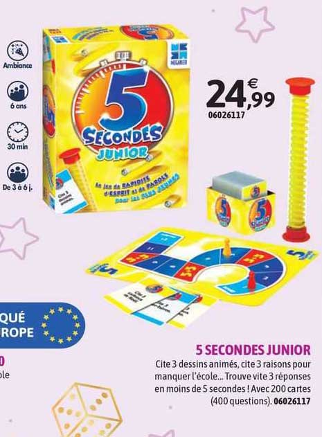 5 secondes junior