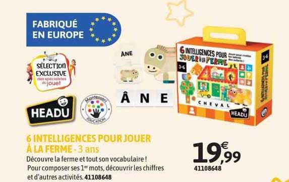 6 intelligences pour jouer à la ferme