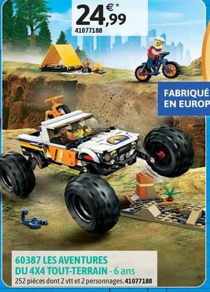 60387 les aventures du 4x4 tout-terrain - 6 ans