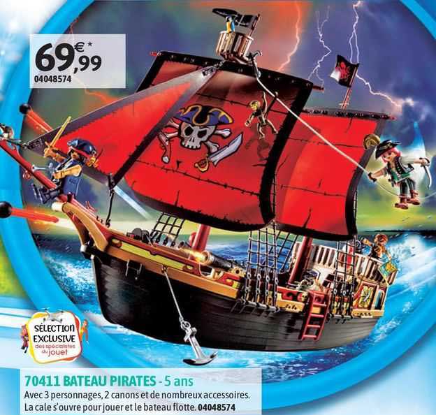 70411 bateau pirates - 5 ans