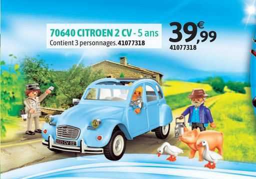 70640 citroen 2 cv - 5 ans