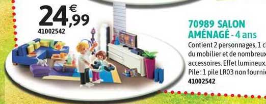 70989 salon aménagé - 4 ans