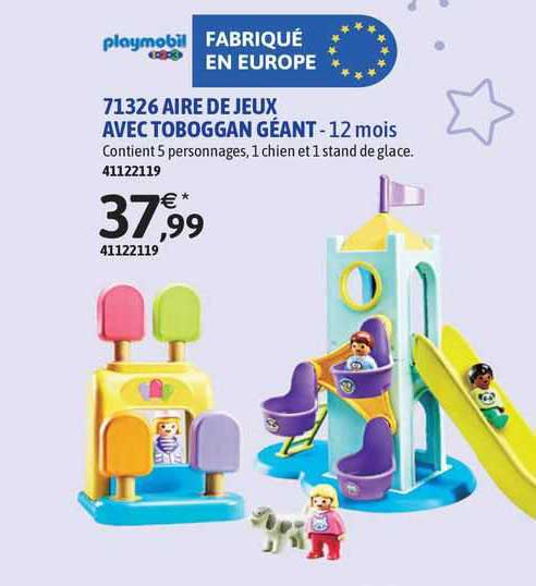 71326 aire de jeux avec toboggan géant