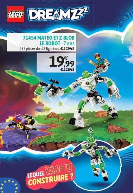 71454 matéo et z-blob le robot lego dremzzz - 7 ans