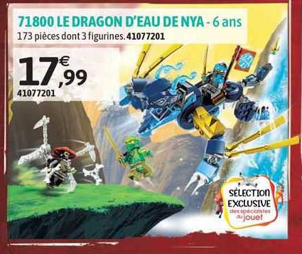 71800 le dragon d'eau de nya - 6 ans