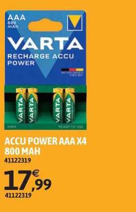 accu power aaa x4 800 mah