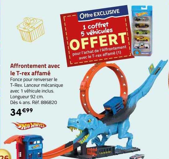 affrontement avec le t-rex affamé
